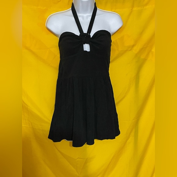 Women's Towel Terry Romper - Wild Fable Black M #M947 - Picture 5 of 13